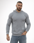 Hooded sweatshirt with front pocket