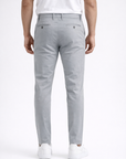 Slim fit chinos with button fastening