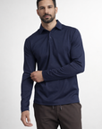 Long sleeve polo shirt