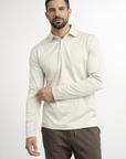 Long sleeve polo shirt