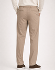 Straight leg trousers with drawstring waist