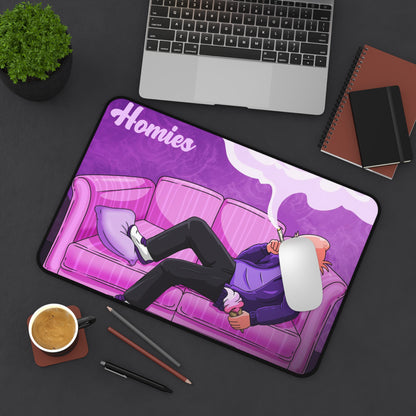 Homies Premium Desk Mat — Chill Gaming & Work Mouse Pad