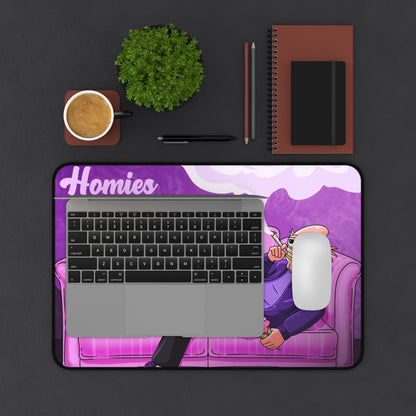 Homies Premium Desk Mat — Chill Gaming & Work Mouse Pad