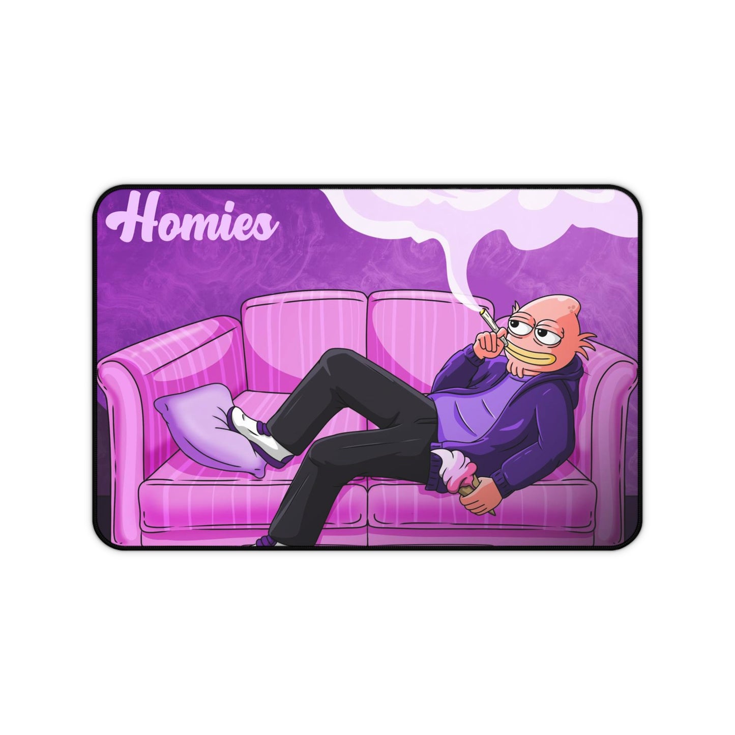 Homies Premium Desk Mat — Chill Gaming & Work Mouse Pad