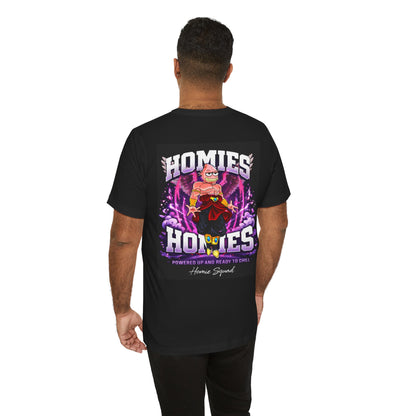Homies Power Up T-Shirt – Black | Streetwear Edition