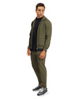 Hooded zip jacket and trousers set