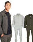 zip jacket and trousers set
